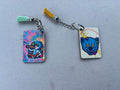 Trippy Rick And Morty Keychain